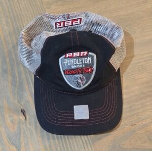 NWT Pendleton PBR Whiskey Velocity Tour Black and Tan Cap